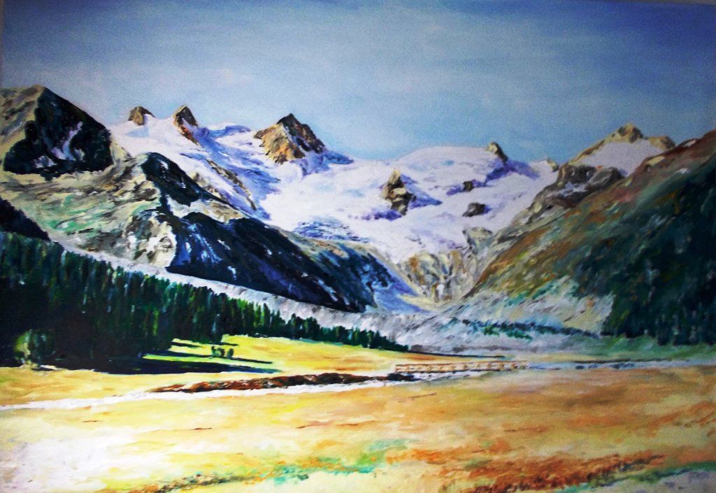 Engadiner Berg- und Landschaftsbilder von Gerold Schoch