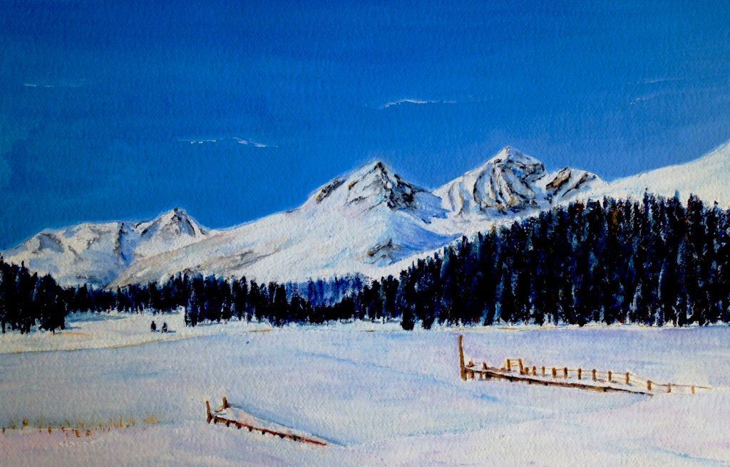 Engadiner Berg- und Landschaftsbilder von Gerold Schoch