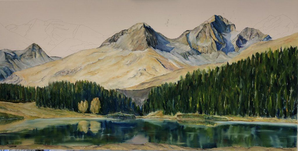 Engadiner Berg- und Landschaftsbilder von Gerold Schoch