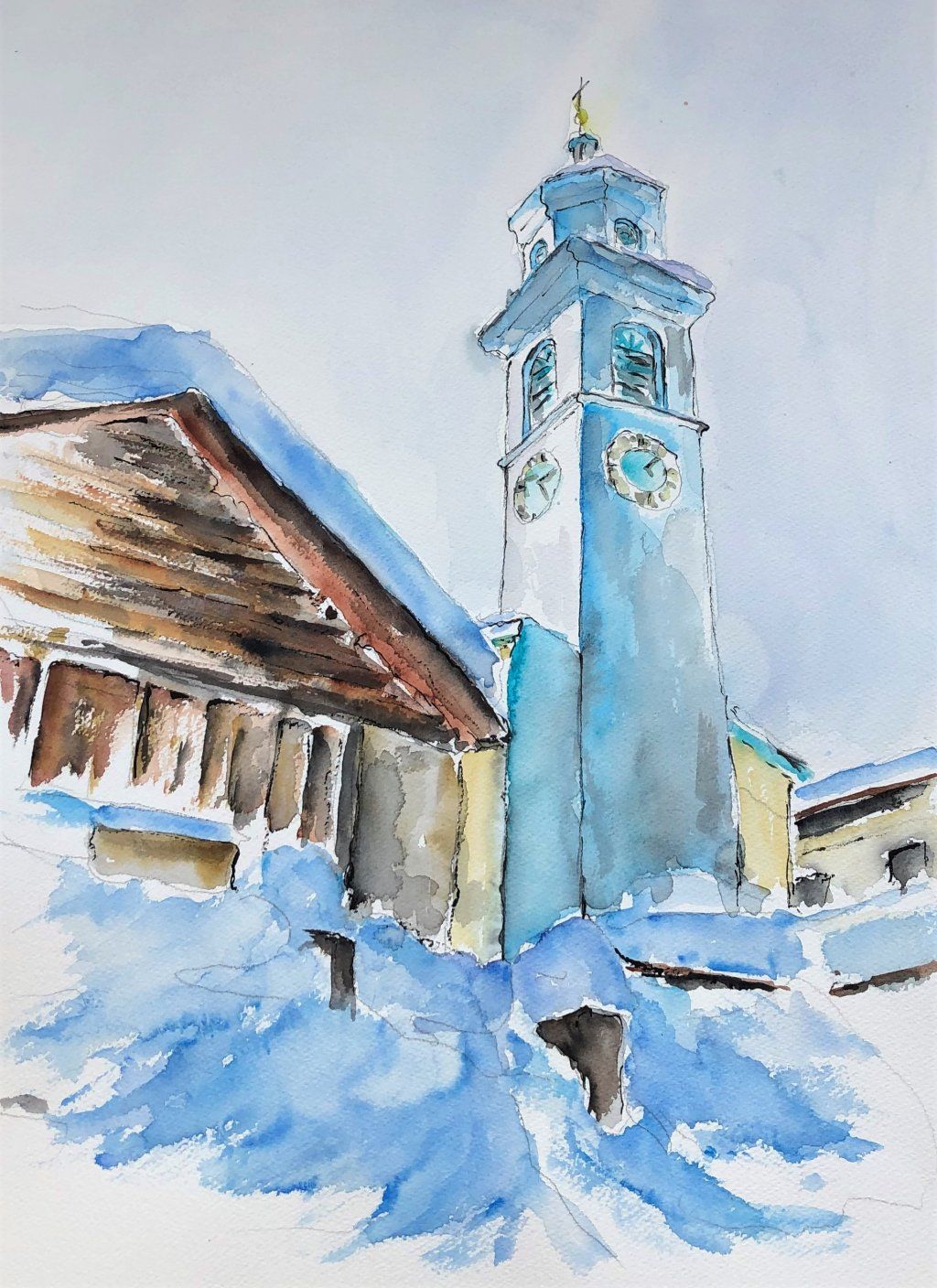 Engadiner Berg- und Landschaftsbilder von Gerold Schoch