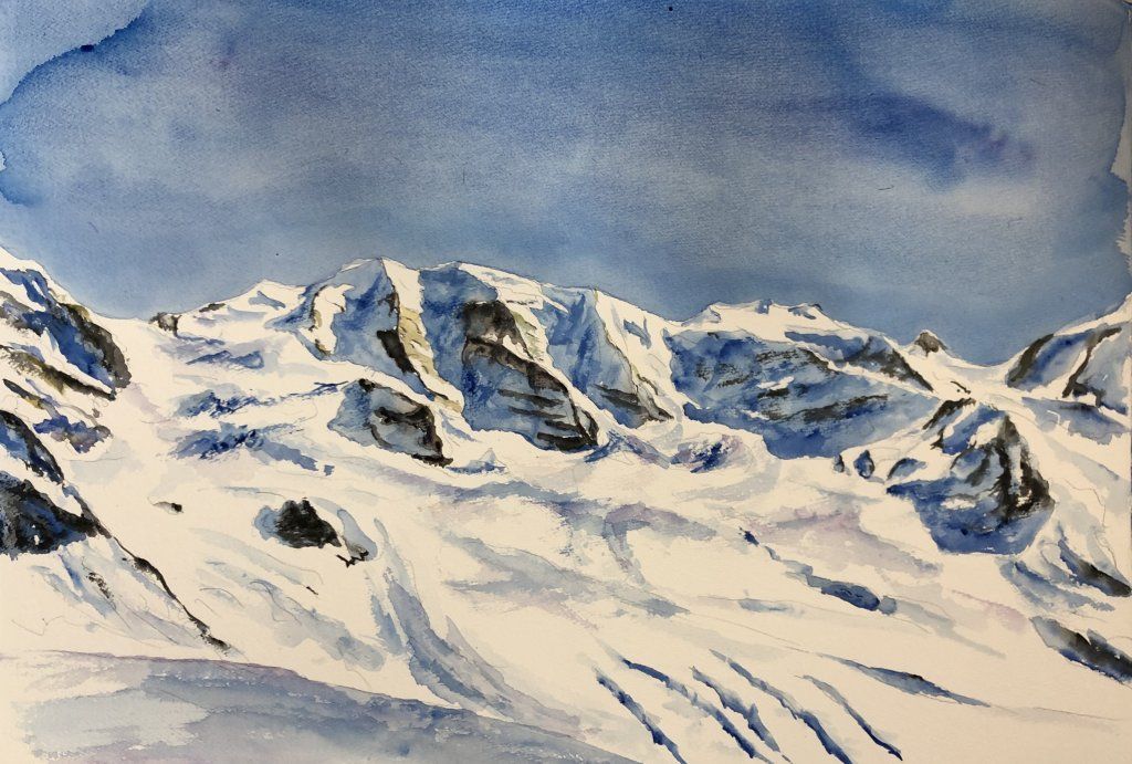 Engadiner Berg- und Landschaftsbilder von Gerold Schoch