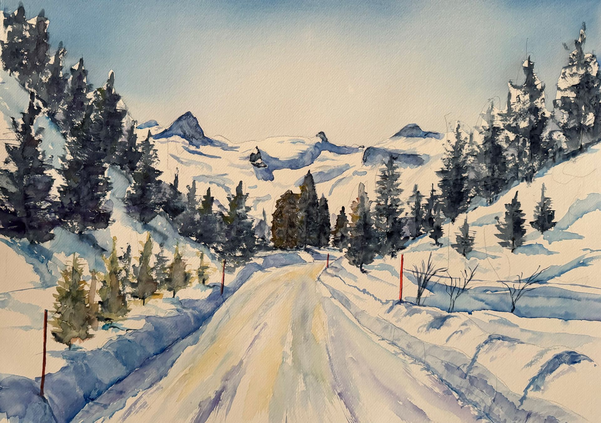 Engadiner Berg- und Landschaftsbilder von Gerold Schoch