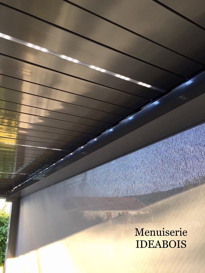 Toit de pergola noir