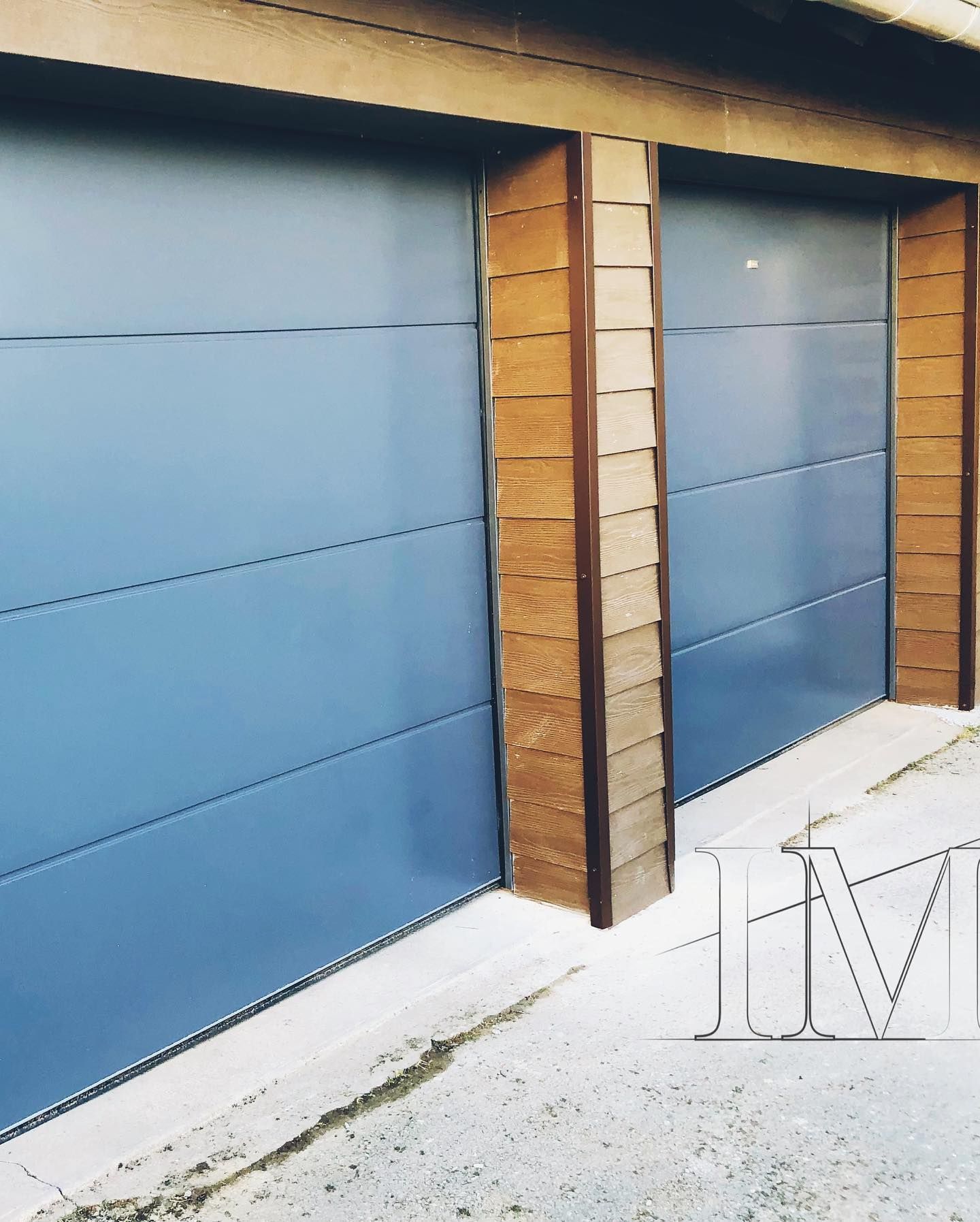 Double porte de garage