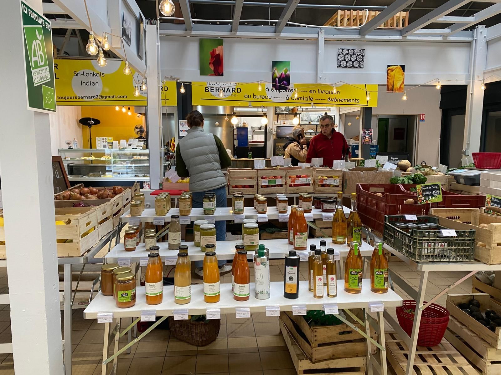 Maraîchers aux halles de Carquefou