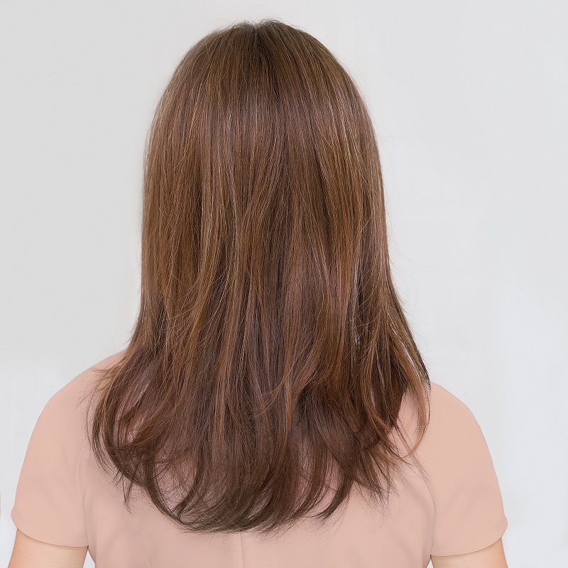 braune Langhaar Perücke