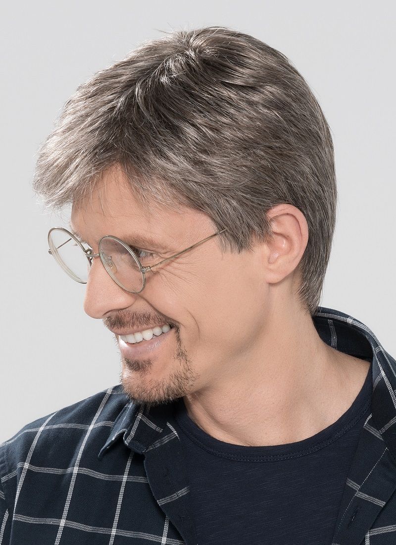 Toupet für den Mann in grau