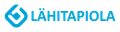 LähiTapiolan logo sinisellä kuvakkeella ja tekstillä valkoisella taustalla