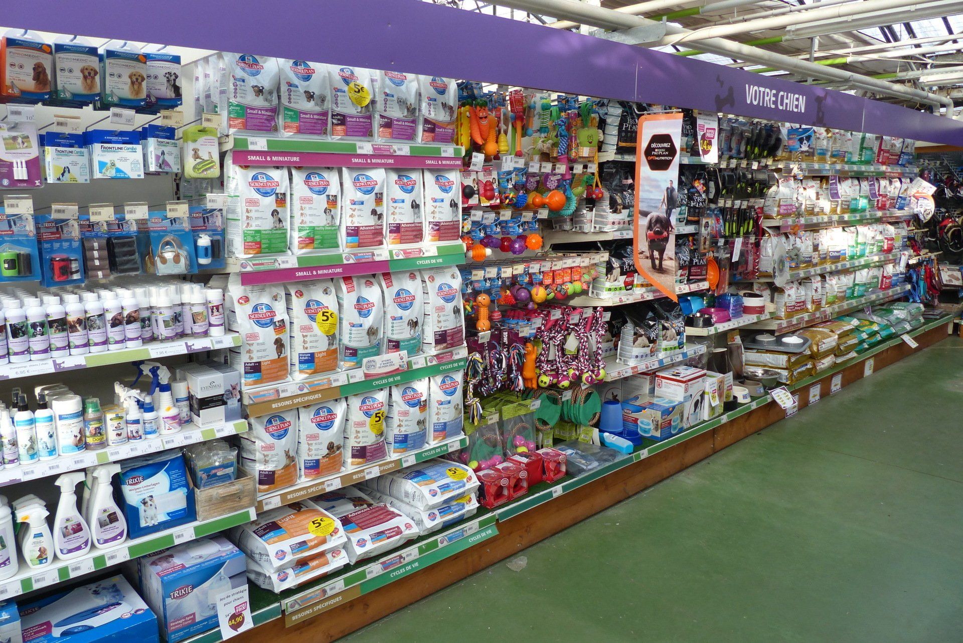 rayon animalerie