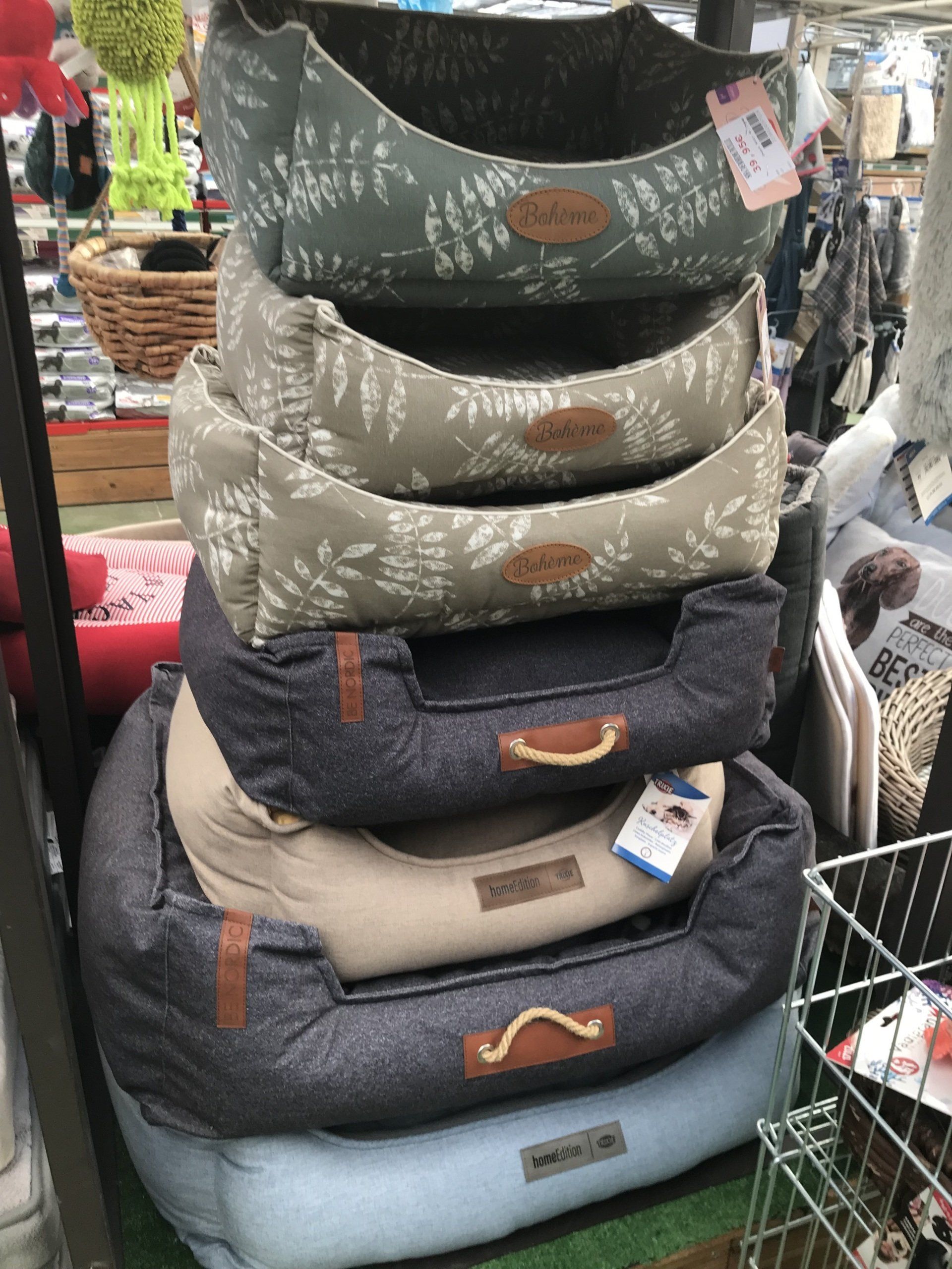 Paniers pour petit et gros chien