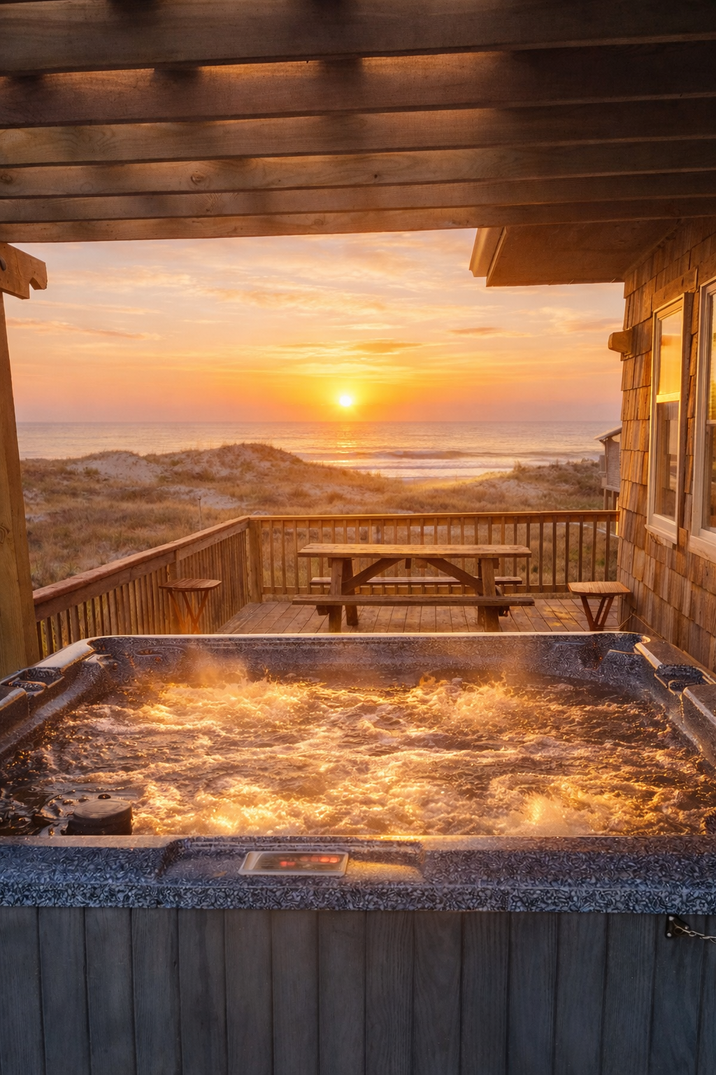Toes in the Sand Hot tub