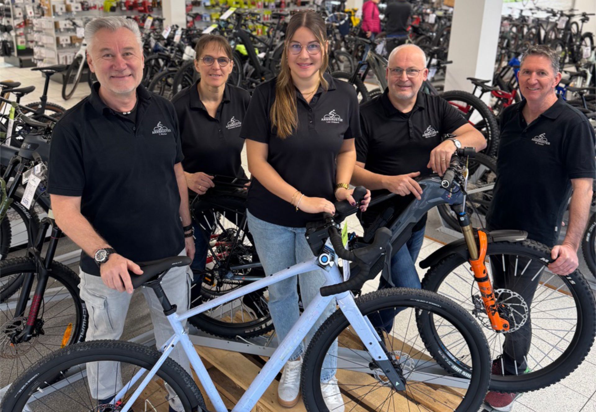 Teamfoto des Verkaufs