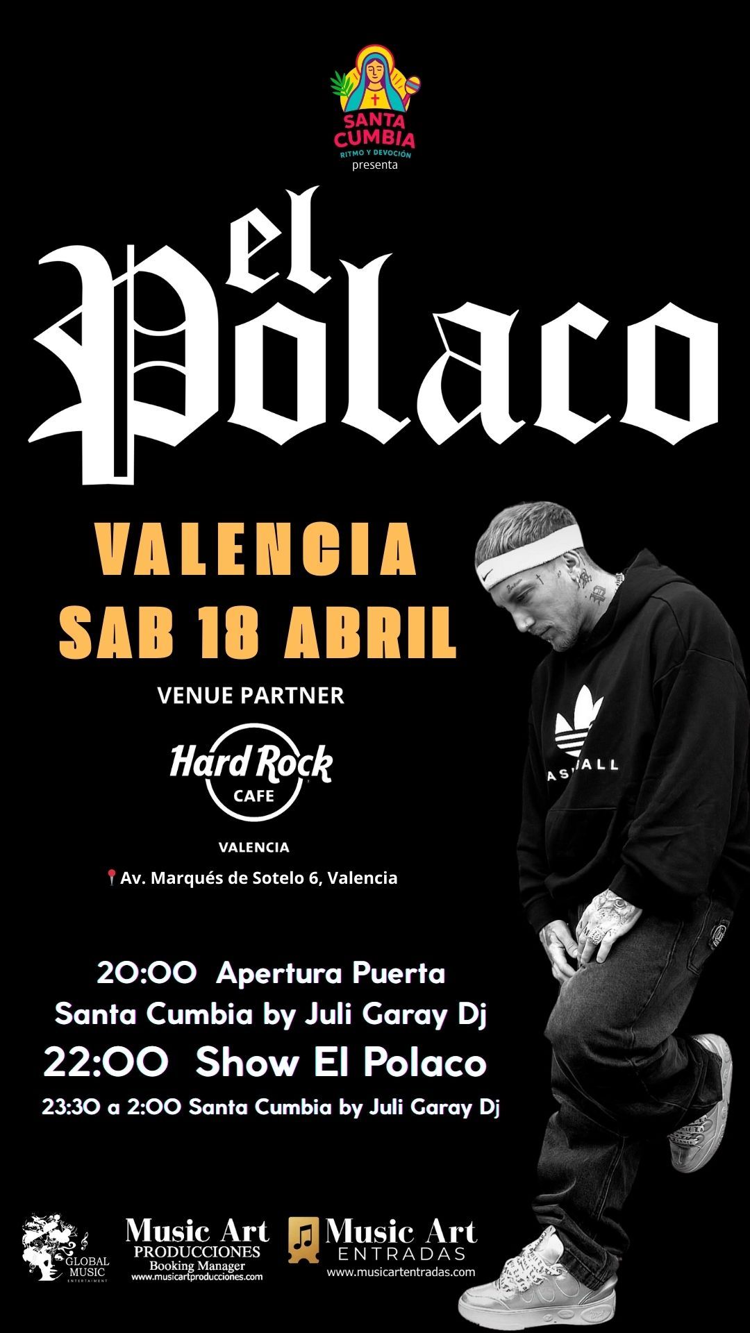 concierto de Piñón Fijo en el Café Berlín de Madrid el martes 21 de octubre. Incluye un payaso y zapatillas rojas y azules.