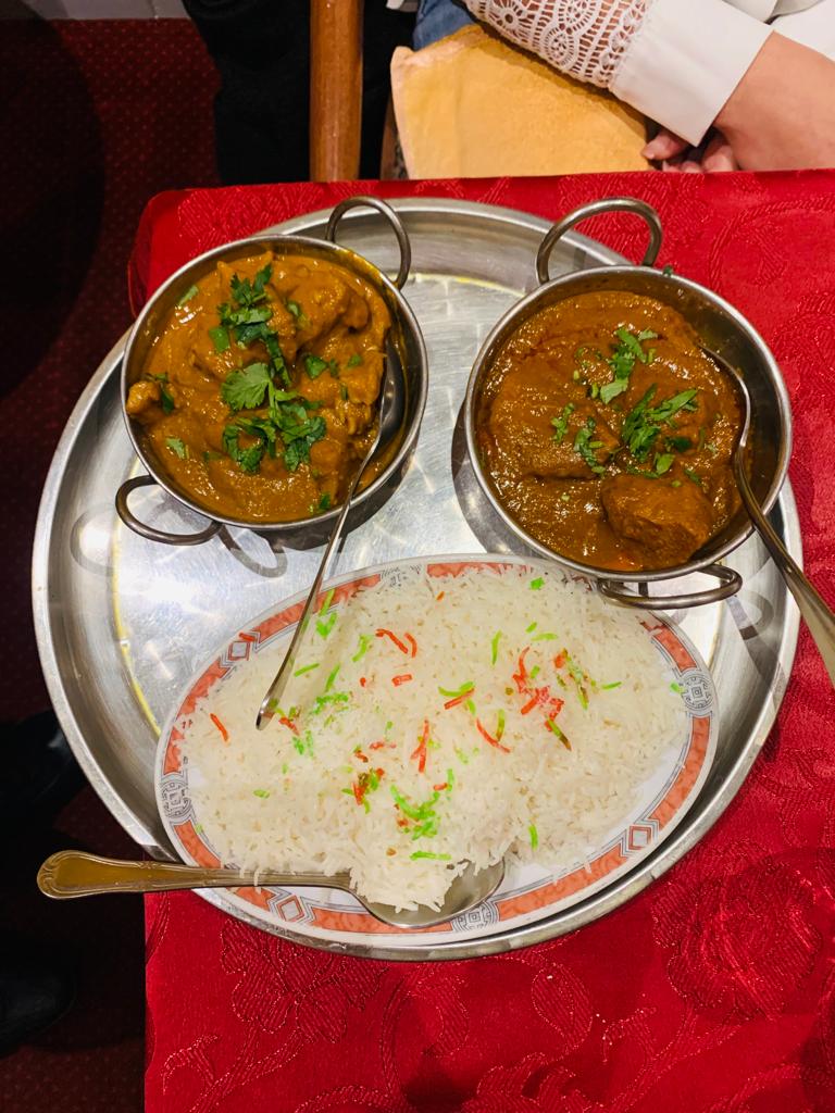 Agneau aux curry, accompagnement riz blanc