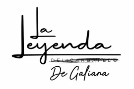 Logotipo negro escrito a mano con la inscripción “La Leyenda De Cafiana” sobre fondo blanco.