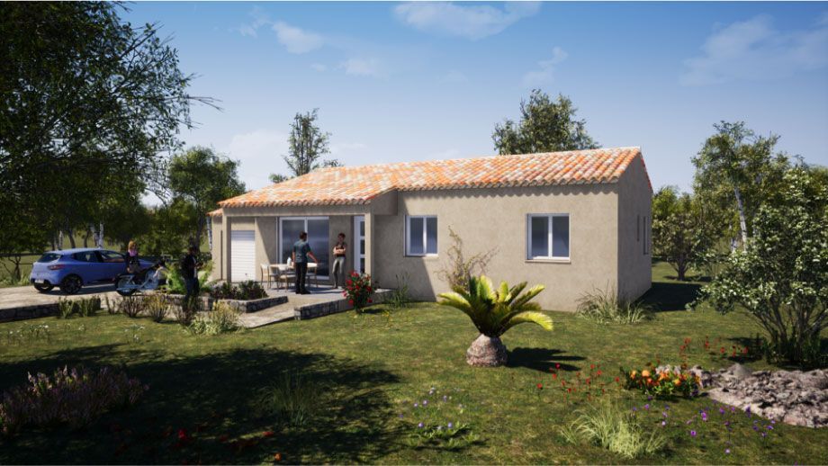 Un modèle de maison traditionnelle