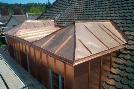 Lukarnenverkleidungen in Kupferblech - Zimmermann Spenglertechnik
