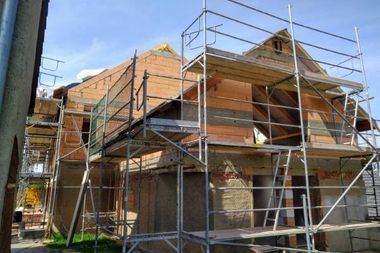 Richter Rainer Baubetrieb.Baustelle Wohnhaus