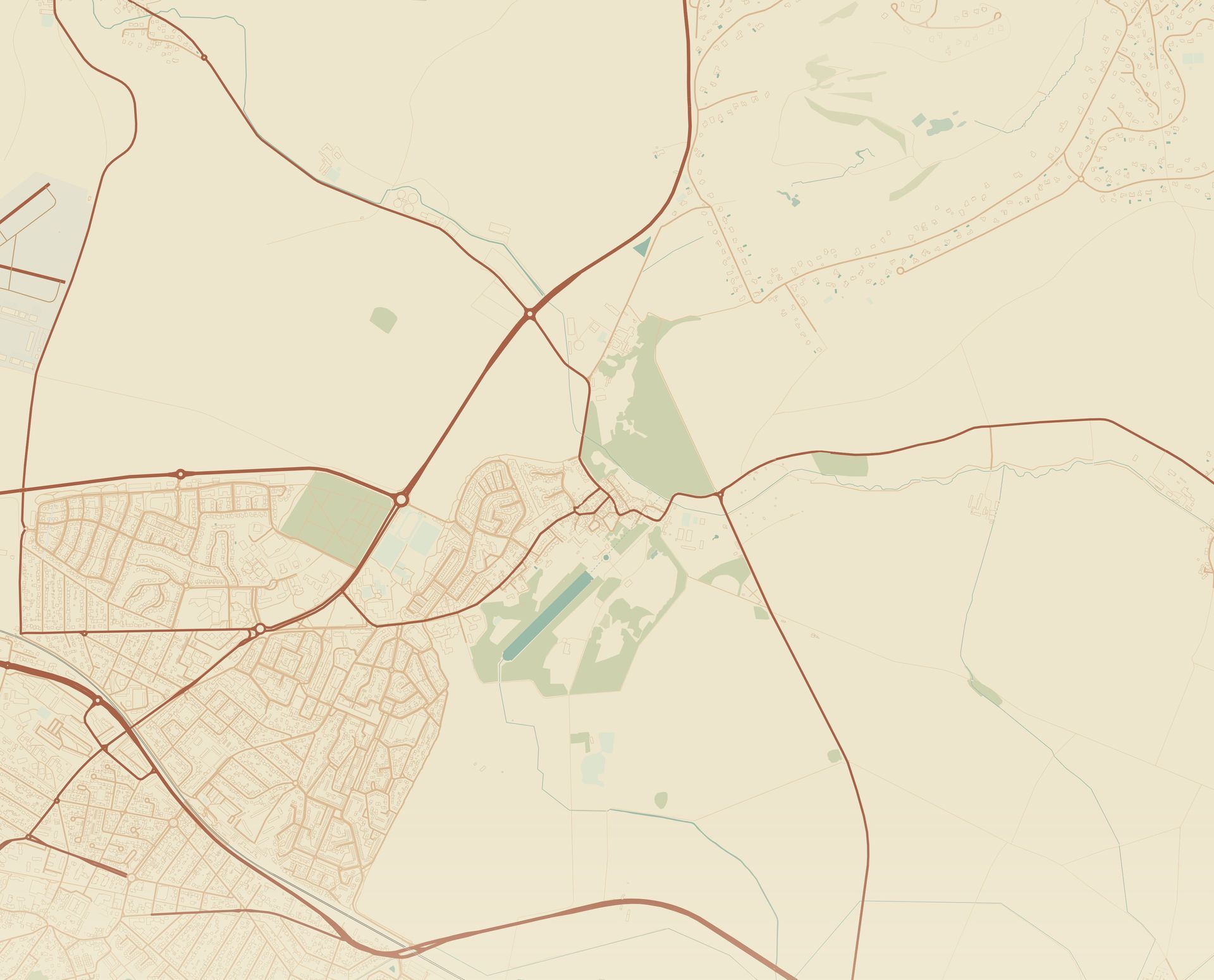 Carte de la ville de Villepreux.