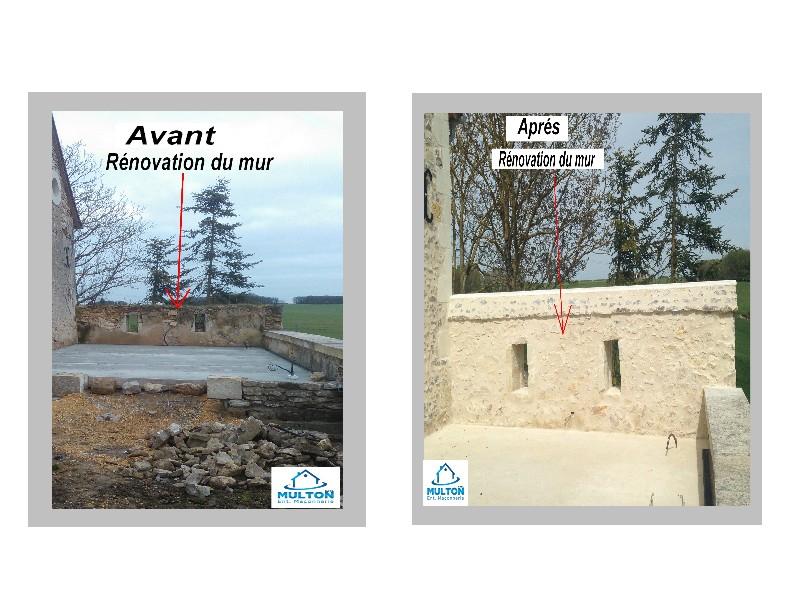 RENOVATION DU MUR EN PIERRE