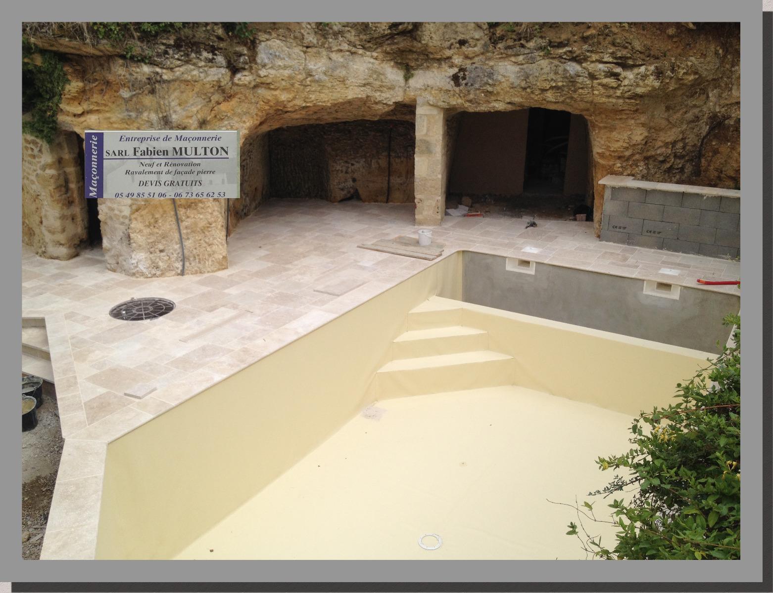 REALISATION D'UN BASSIN ET TERRASSES