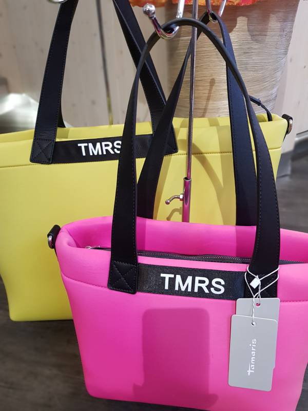 Rosa und gelbe TMRS Tasche