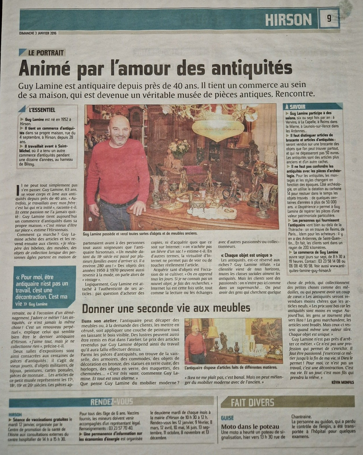 Article de journal Hirson