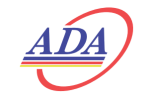 El logotipo de ADA tiene un círculo rojo alrededor.
