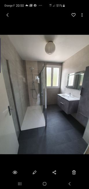 Nouvelle salle de bains
