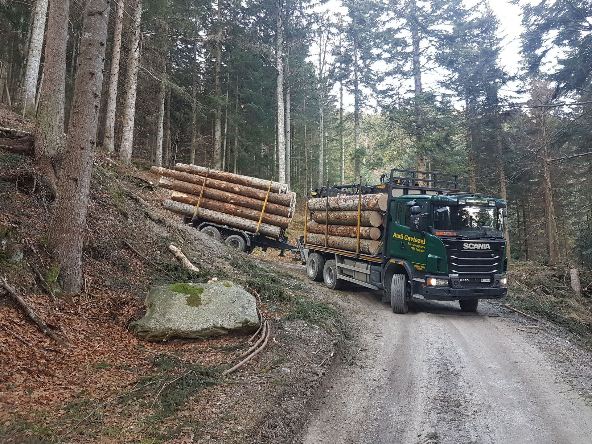 Andi Caviezel Holztransporte