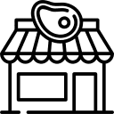 Metzgerei-Symbol