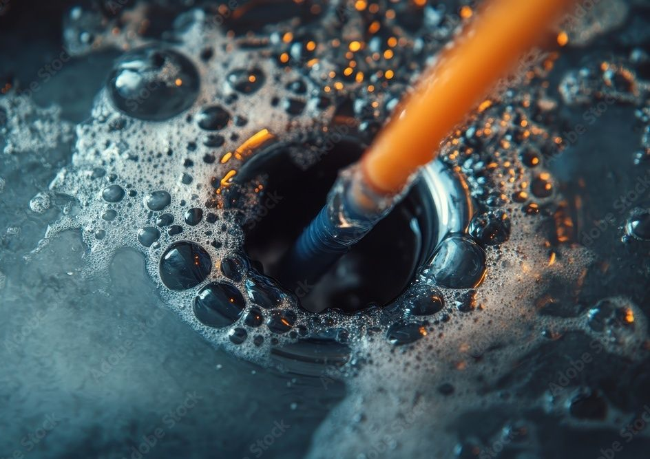 Installation d'une clôture en métal noire.