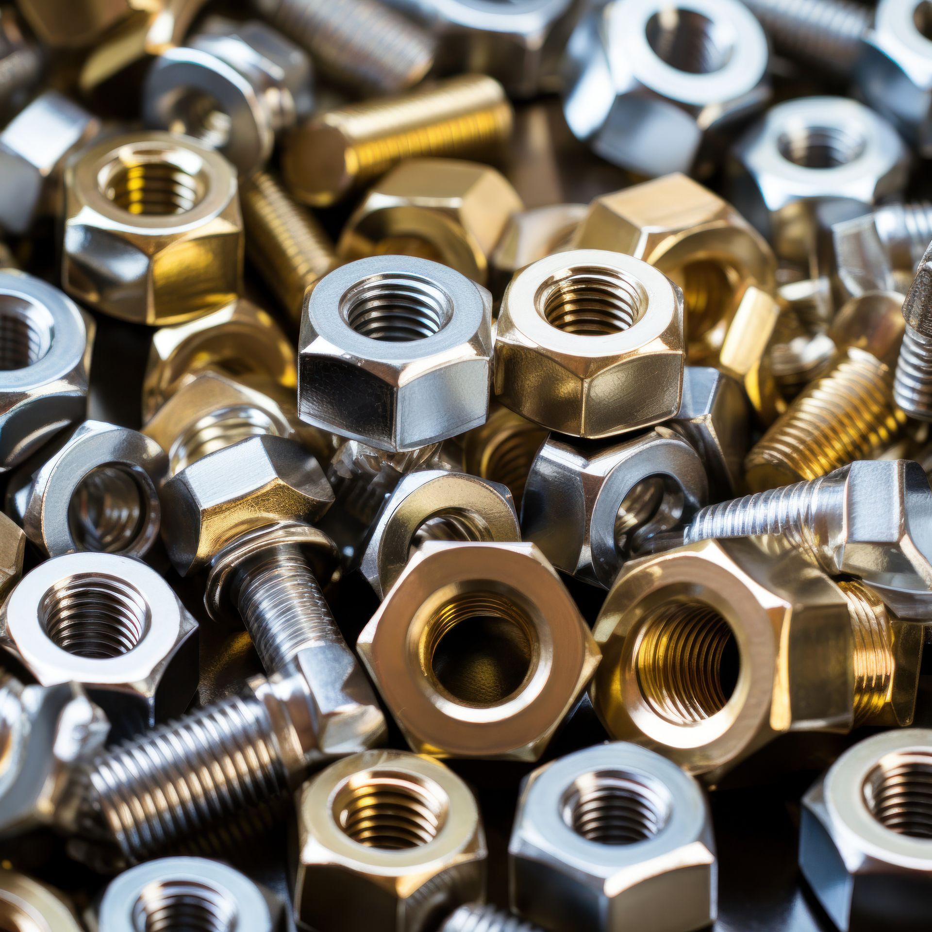 Vis rangées par taille dans des boîtes