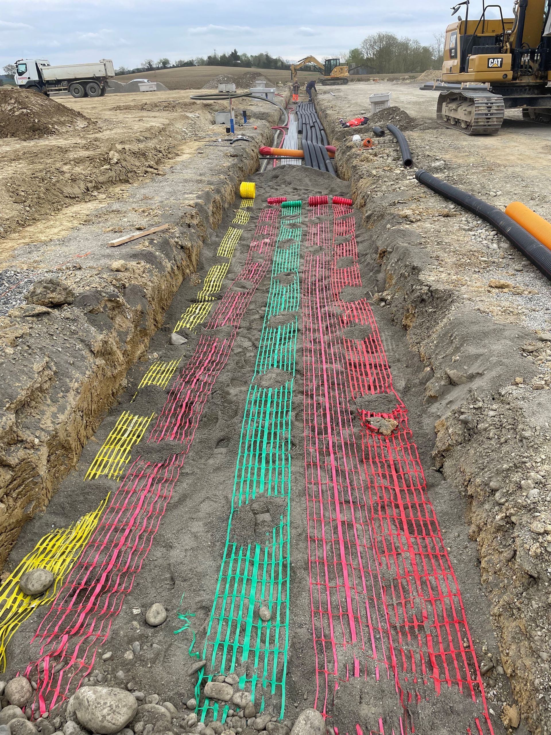 Réseau de télécoms enterré