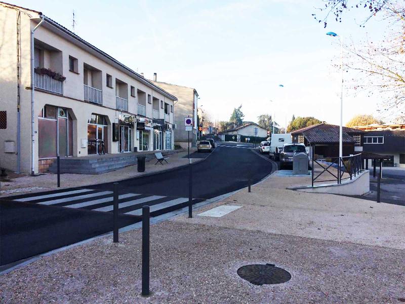 Travaux de pavement à Léguevin