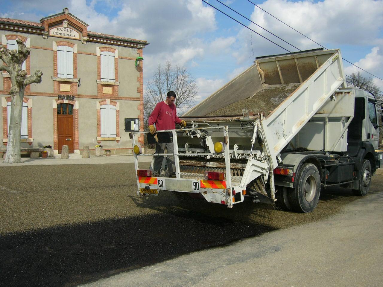 Livraison de gravier