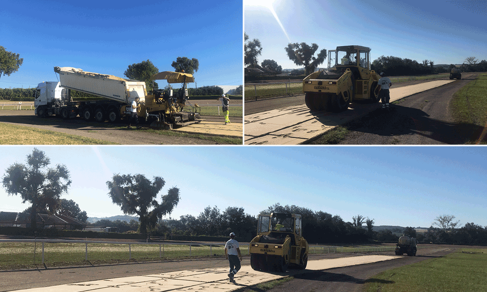 Travaux de revêtements sablonneux
