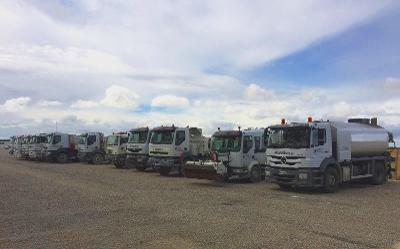 Notre parc de camions