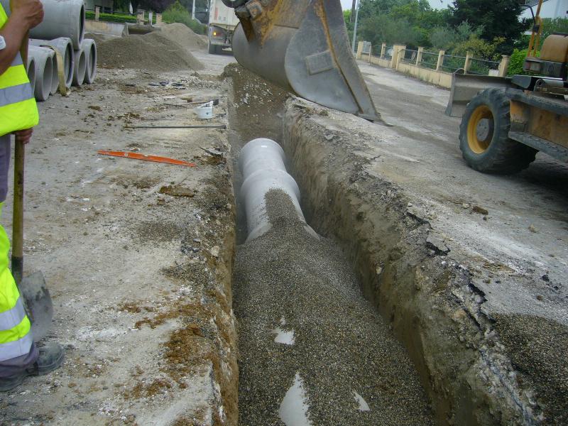 Recouvrement d'un réseau enterré