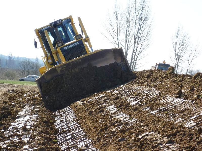 Terrassement à Labrihe