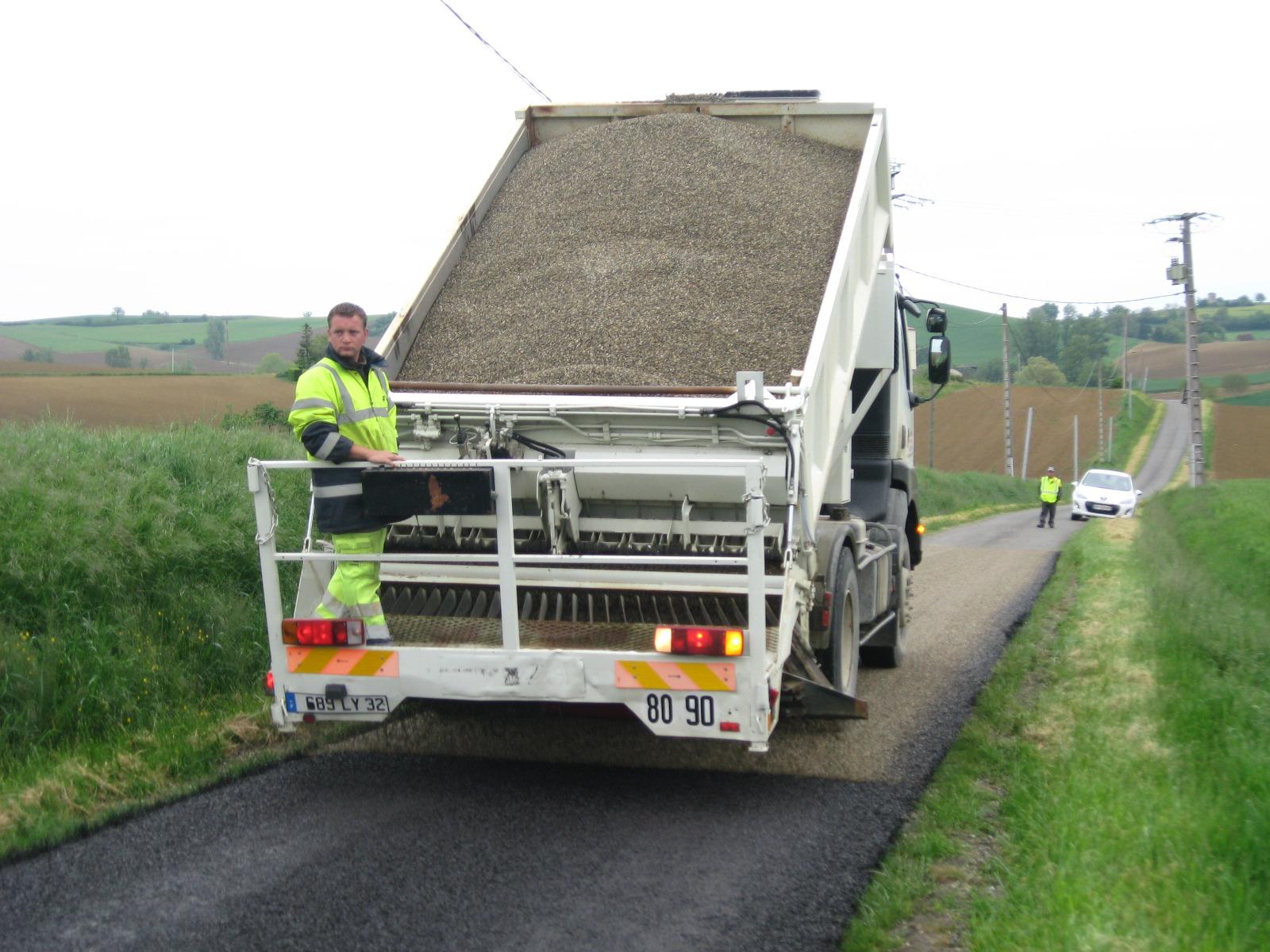 Livraison de gravillons