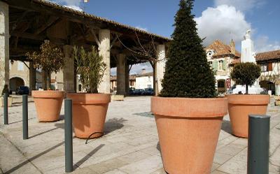 Réalisation de chantier halle et pavés