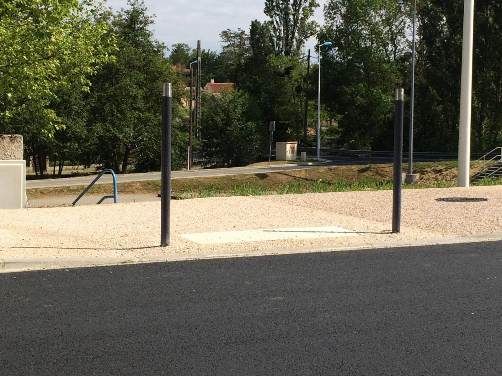Création de trottoir dans une ville