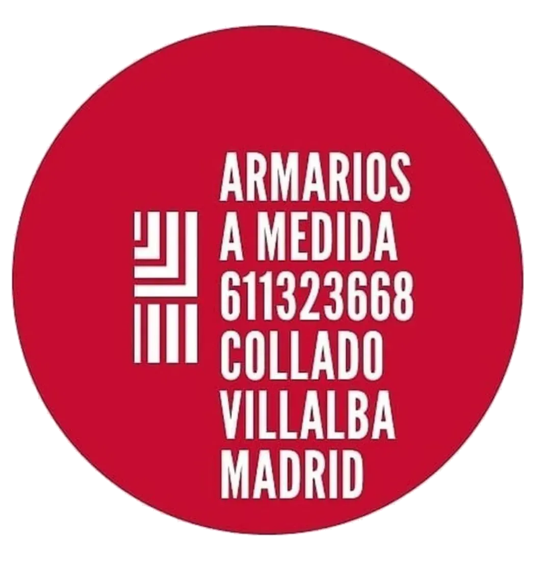 Un círculo rojo con las palabras 