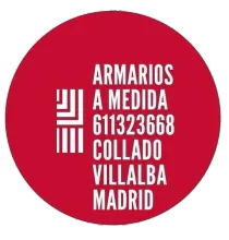 Un círculo rojo con las palabras 