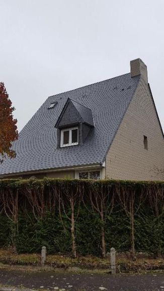 Résultat d'une toiture grise posée par l'entreprise Lyaouanc Père et Fils