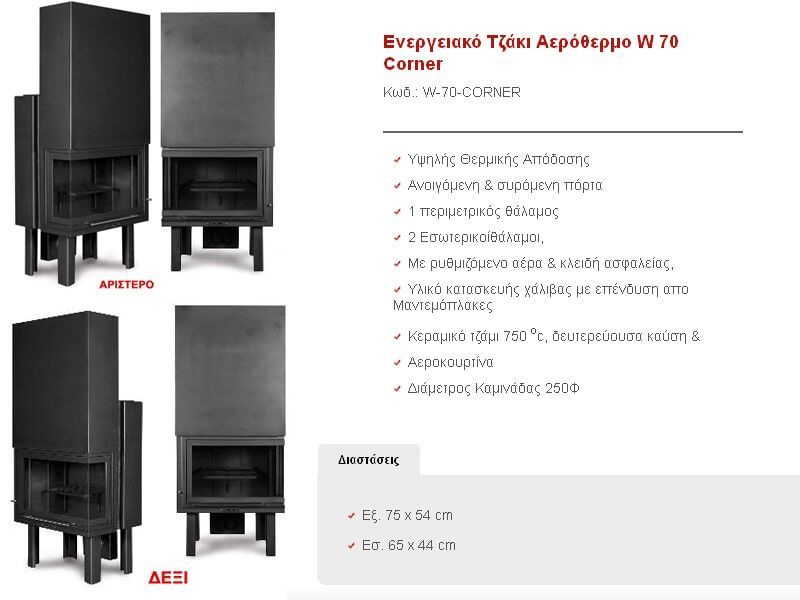 Αερόθερμα Τζάκια