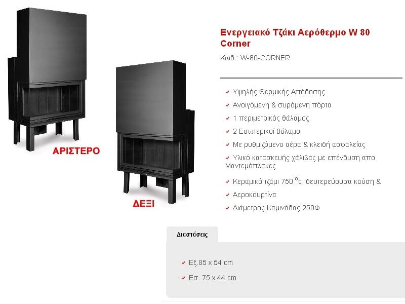 Αερόθερμα Τζάκια