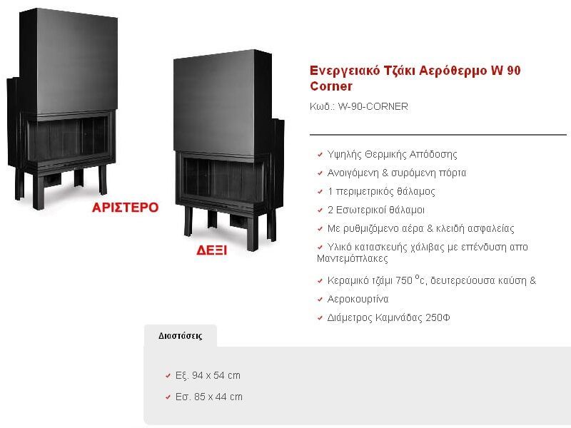 Αερόθερμα Τζάκια