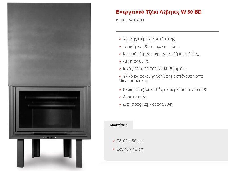 Τζάκια Καλοριφέρ